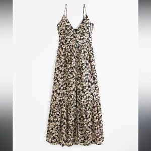 Abercrombie & Fitch Linen Maxi Dress